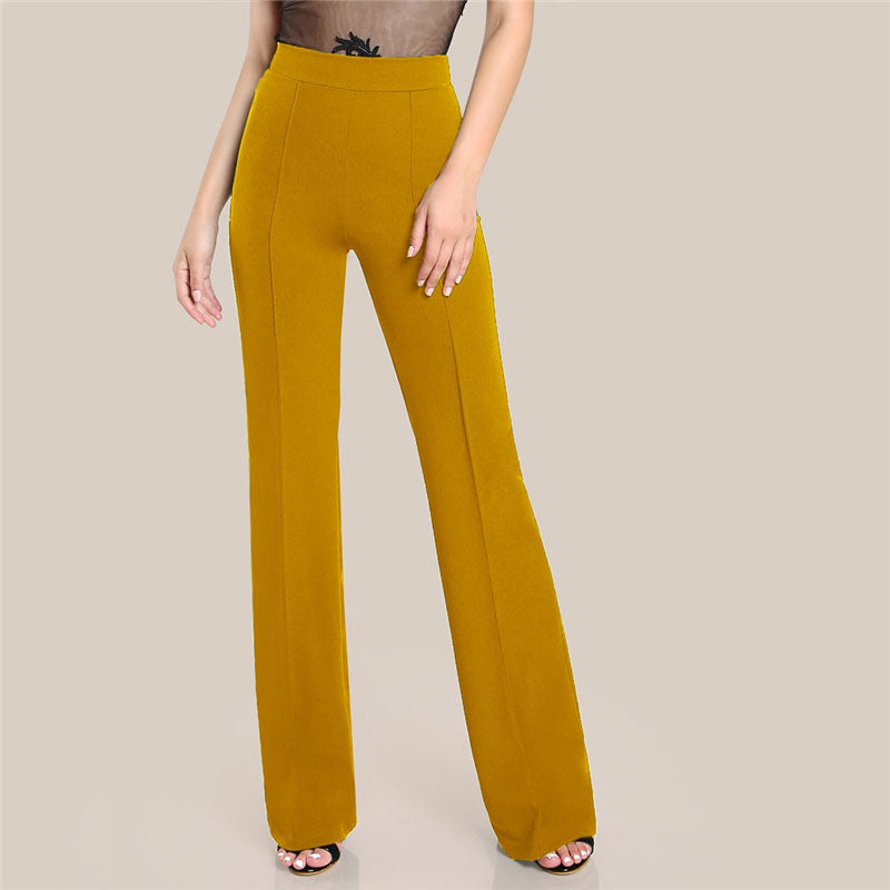 Ginger High Rise Piped Pants
